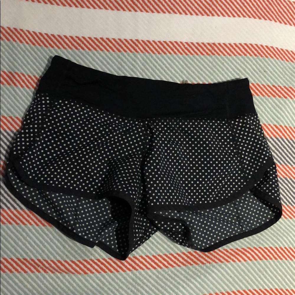 Lululemon Polka Dot Speed Short